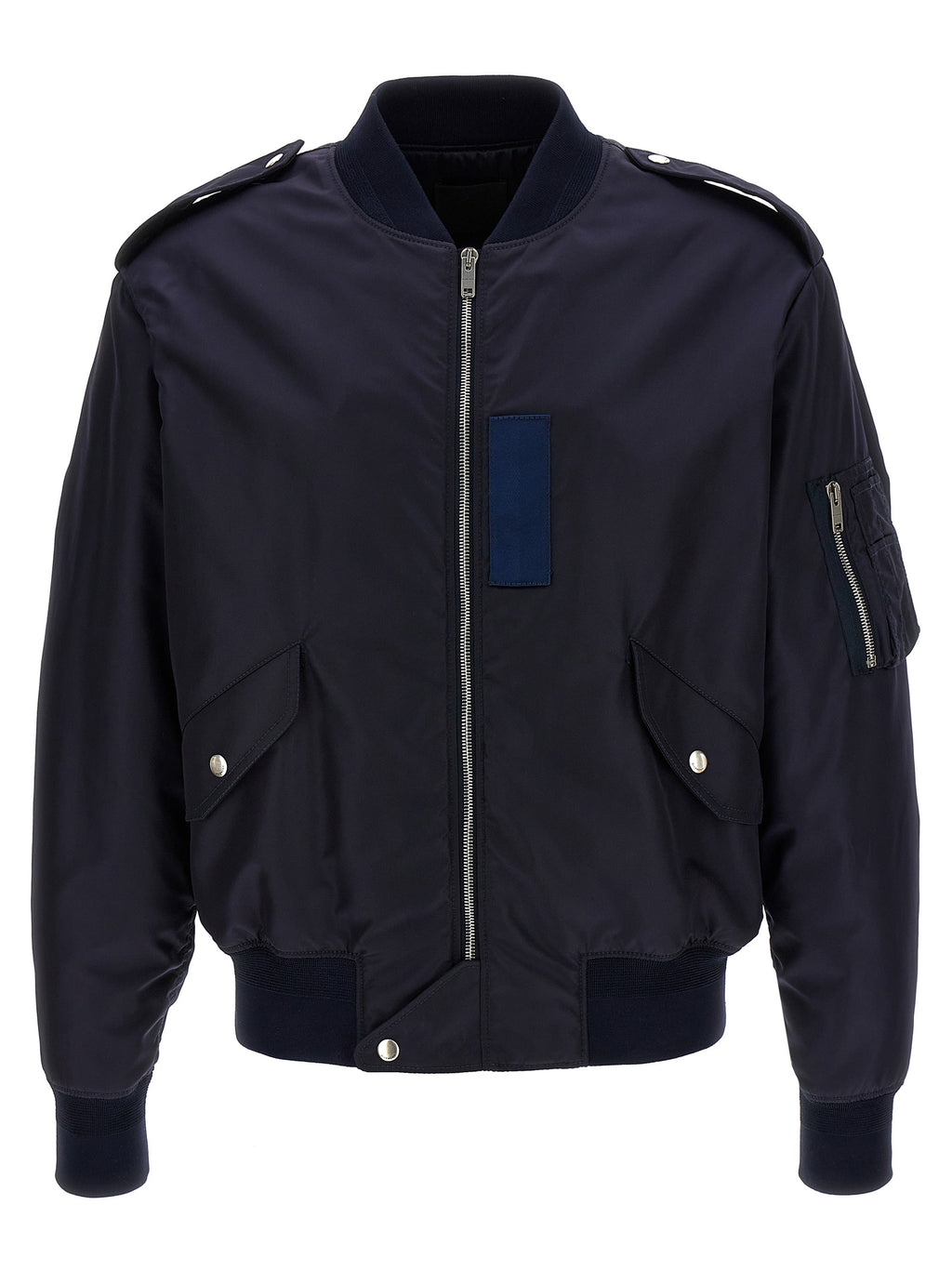 Givenchy Blue Polyamide Bomber