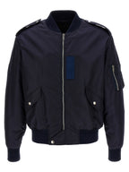Givenchy Blue Polyamide Bomber