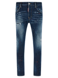 Dsquared² Blue Cotton Jeans Denim