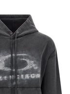 Balenciaga Bicolor Cotton Sweatshirt