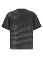 Balenciaga Black Cotton T-Shirt