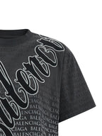Balenciaga Black Cotton T-Shirt