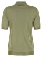 Fendi Bicolor Viscose Polo Shirt