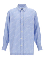 Kenzo Blue Cotton Blouse