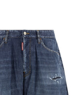 Dsquared² Blue Cotton Bermuda Shorts