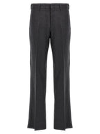 Fendi Gray Cashmere Casual Pants