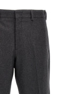 Fendi Gray Cashmere Casual Pants