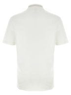 Versace White Cotton Polo Shirt