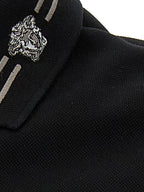 Versace Black Cotton Polo Shirt