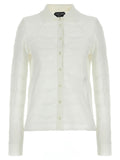 Tom Ford White Cotton Cardigan