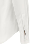 Burberry White Cotton Blouse