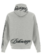 Balenciaga Gray Cotton Sweatshirt