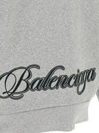 Balenciaga Gray Cotton Sweatshirt