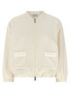 Moncler White Polyester Cardigan