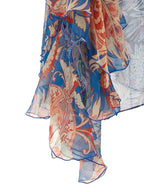 Etro Blue Silk Blouse