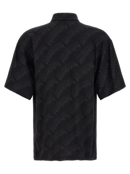 Balenciaga Black Viscose Blouse