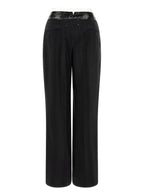 Maison Margiela Black Copper Casual Pants