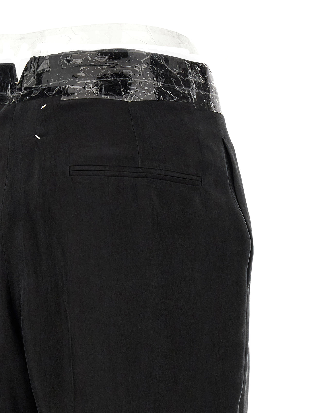 Maison Margiela Black Copper Casual Pants