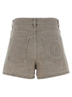 Fendi Beige Cotton Bermuda Shorts