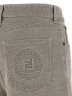 Fendi Beige Cotton Bermuda Shorts