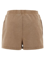 Fendi Brown Cotton Bermuda Shorts
