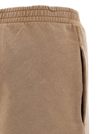 Fendi Brown Cotton Bermuda Shorts
