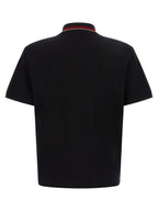 Versace Black Cotton Polo Shirt