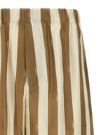 Fendi Beige Silk Bermuda Shorts