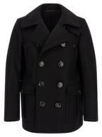 Dsquared² Black Wool Coat