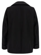 Dsquared² Black Wool Coat