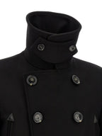 Dsquared² Black Wool Coat