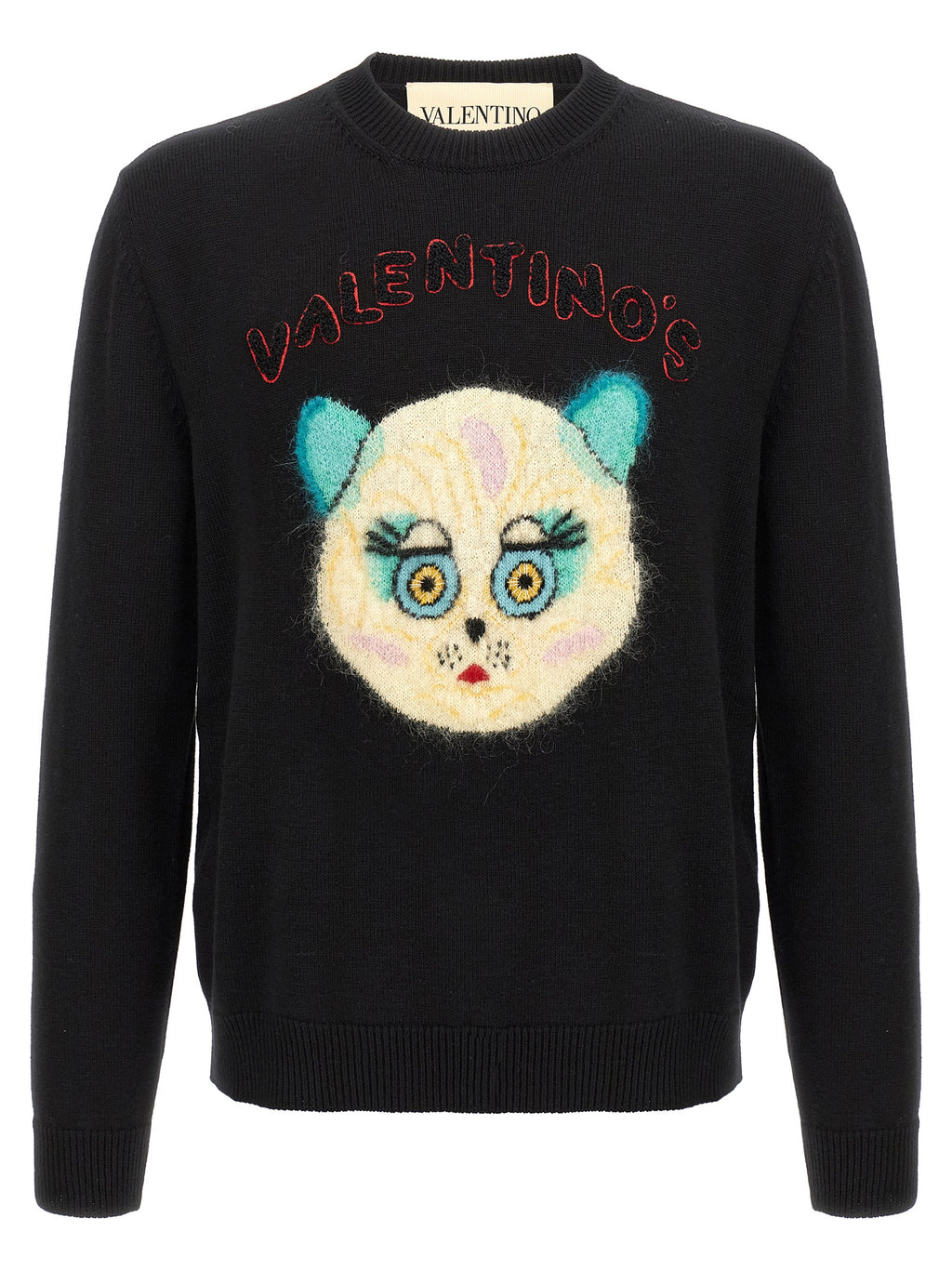 Valentino Garavani Black Cotton Cardigan