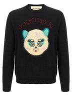 Valentino Garavani Black Cotton Cardigan