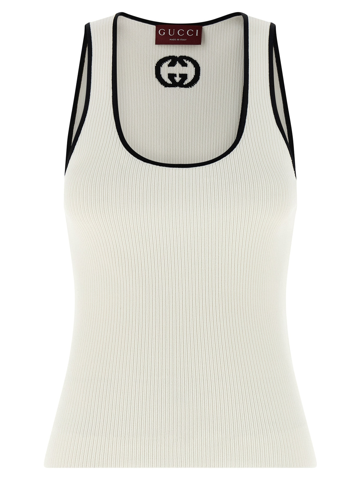 Gucci Bicolor Viscose Tank Tops
