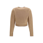 Chloé Beige Wool Oves Aries Sweatshirt