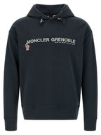 Moncler Grenoble Blue Cotton Sweatshirt