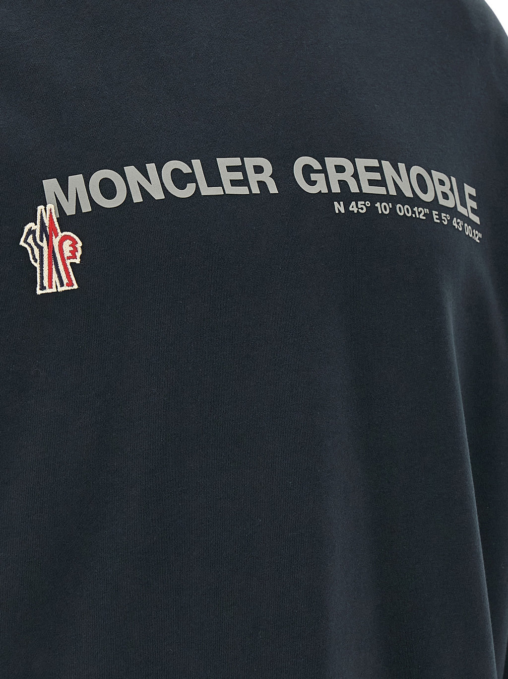 Moncler Grenoble Blue Cotton Sweatshirt
