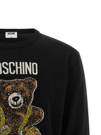 Moschino Black Virgin Wool Cardigan