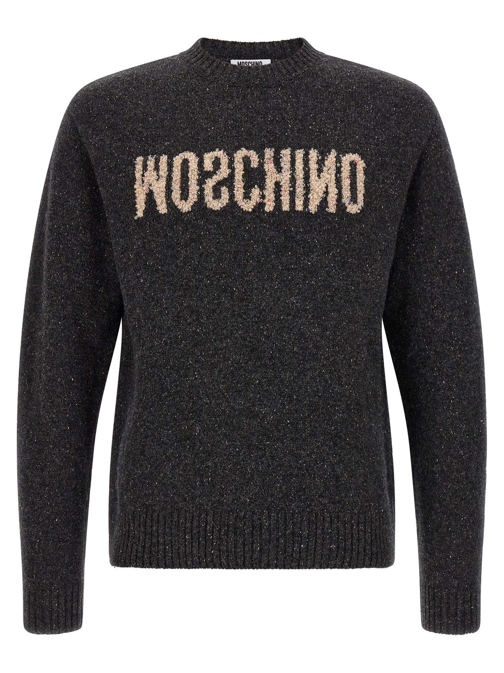 Moschino Gray Wool Cardigan