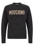 Moschino Gray Wool Cardigan
