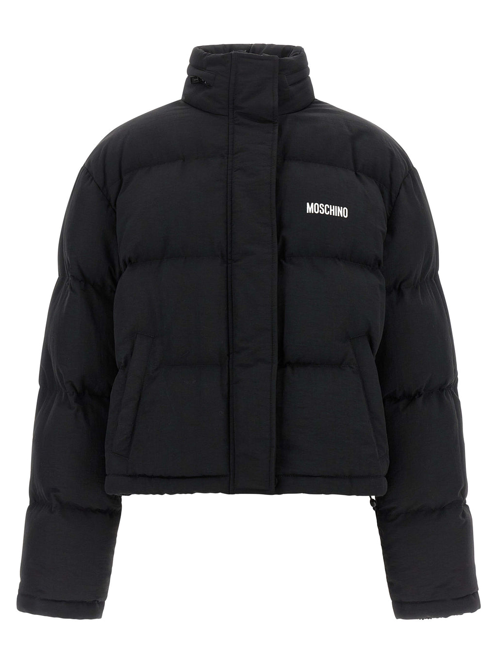 Moschino Black Polyamide Bomber