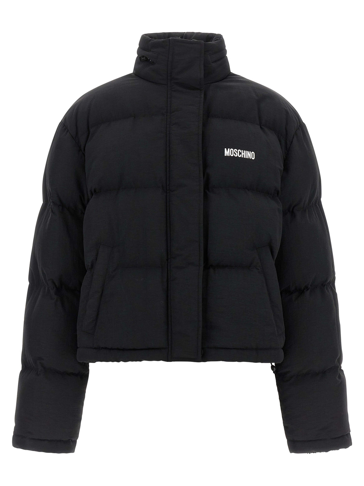 Moschino Black Polyamide Bomber