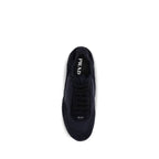 Prada Blue Calf Leather Bos Taurus Athletic Sneakers