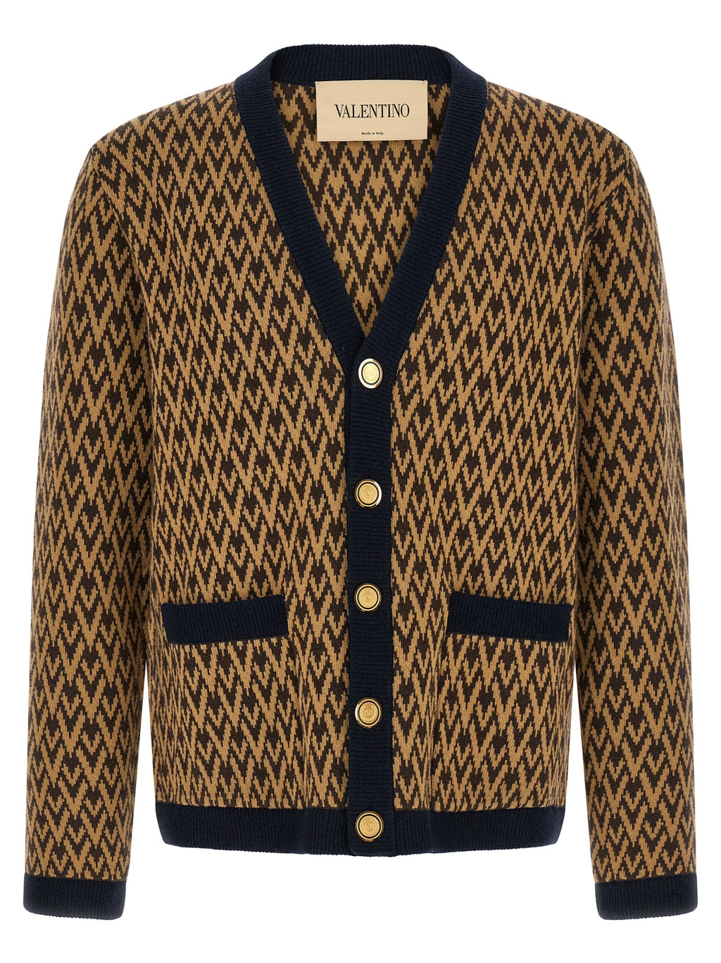 Valentino Garavani Multicolor Cashmere Cardigan