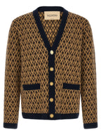 Valentino Garavani Multicolor Cashmere Cardigan