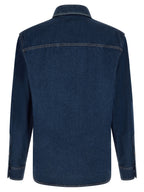 Valentino Garavani Blue Cotton Blouse