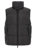 Dsquared² Black Polyester Sleeveless Jacket