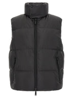 Dsquared² Black Polyester Sleeveless Jacket