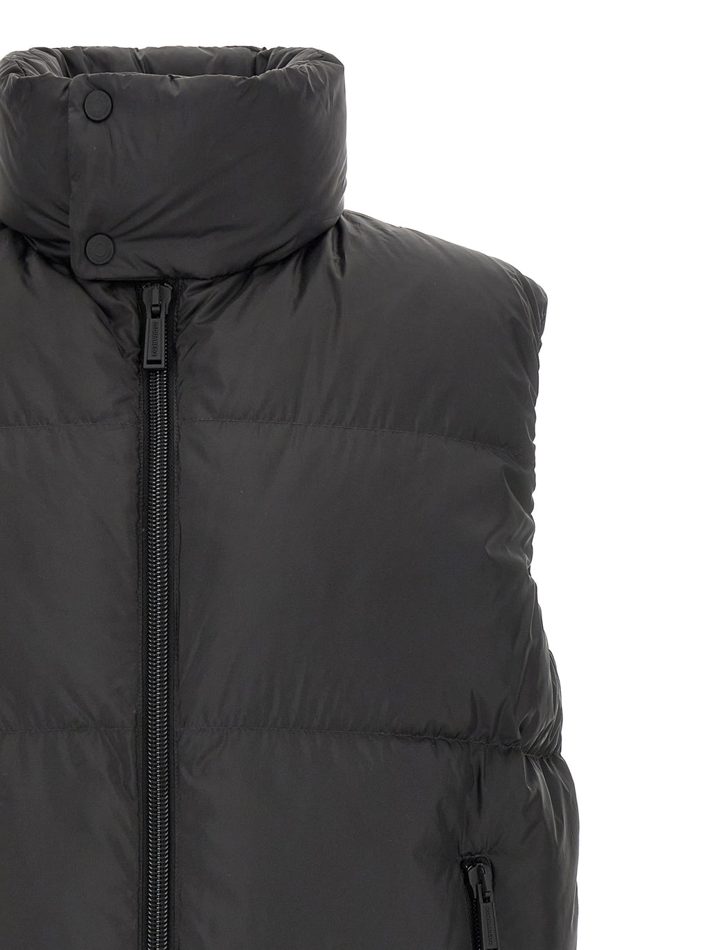 Dsquared² Black Polyester Sleeveless Jacket