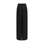 Maison Margiela Black Wool Oves Aries Long Skirt